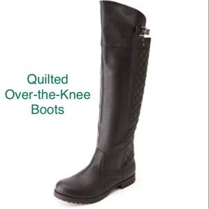 Quilted Over-the-Knee Boots