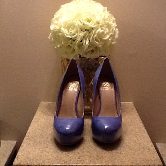 Blue Vince Camuto Platform Heels
