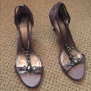 Gorgeous metallic heels