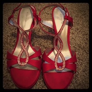 Red Satin Heels 👠