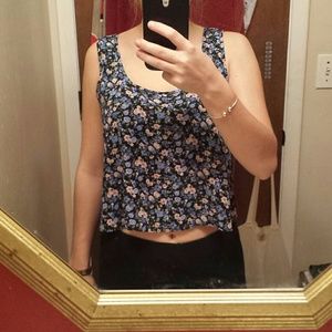 Floral crop top