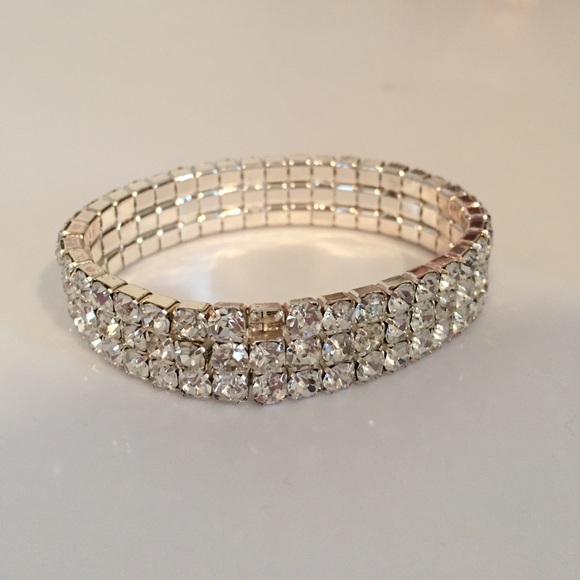 Rhinestone bangle - Picture 2 of 2