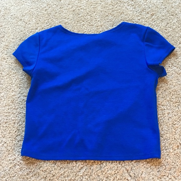 NWT UO blue cropped top xs - Picture 2 of 3