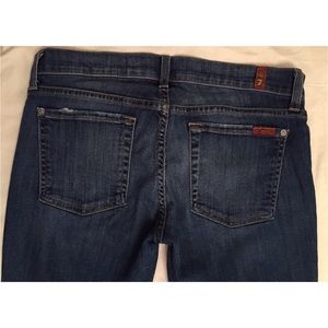 7 for all mankind "skinny bootcut"