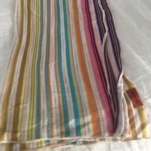 Missoni multi colored scarf/wrap