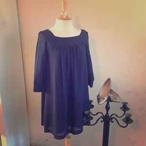 H&M Trapeze Dress in Blue
