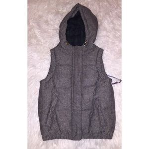 Tommy Hilfiger Girl Gray Puffer Vest