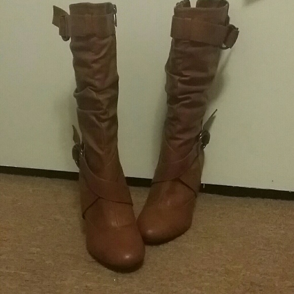 Tan boots