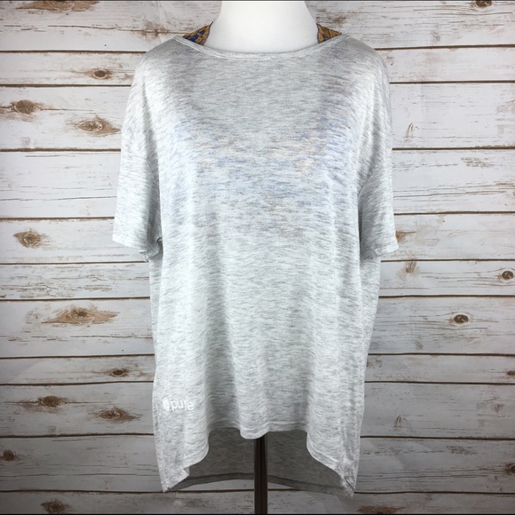 Alternative Apparel Tops - [Alternative Apparel] Pure Barre Gray Pony Tee