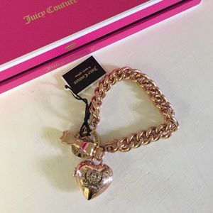 Juicy Couture Bow Toggle Heart Crown Bracelet
