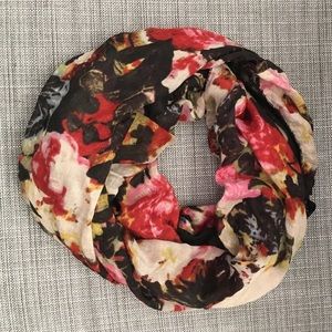 UO Floral lace infinity scarf