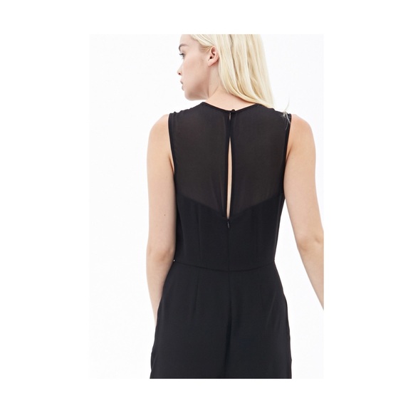 More pics of the chiffon trimmed jumpsuit.