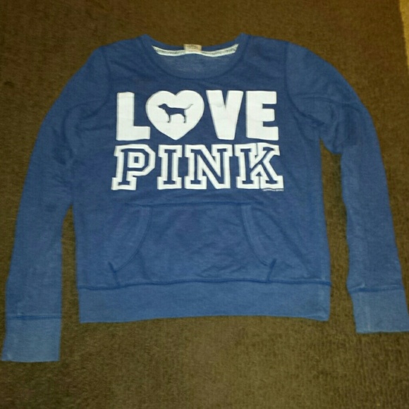 PINK Victoria's Secret Tops - Pink Victoria secret sweat shirt