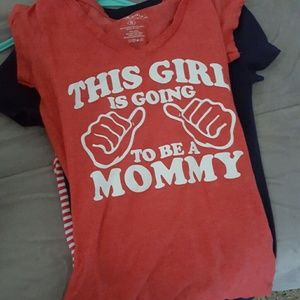 This girl is going to be a mommy t shirt.