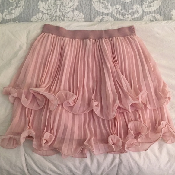 BCBGMaxAzria Dresses & Skirts - LAST CHANCE BCBGMaxAzria pleated ruffle skirt