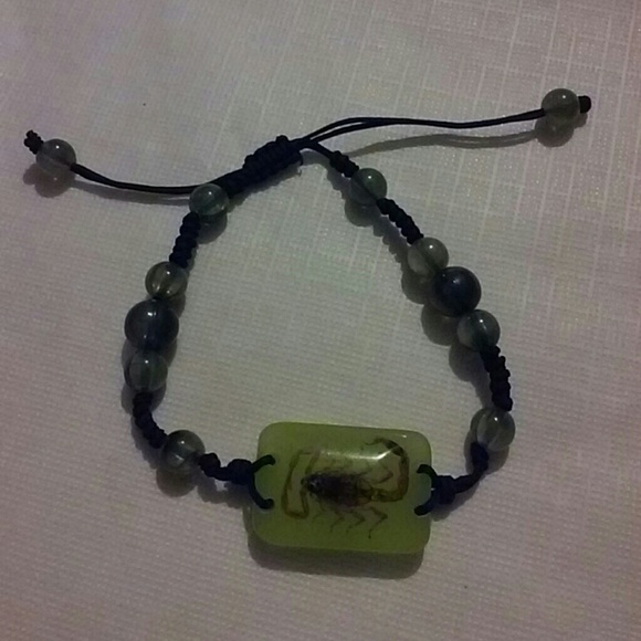Very cool scorpion beaded bracelet