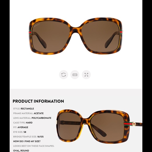 Authentic Gucci sunglasses