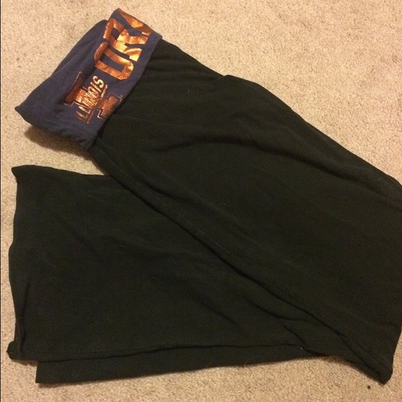 Pink "Illinois" Yoga Pants