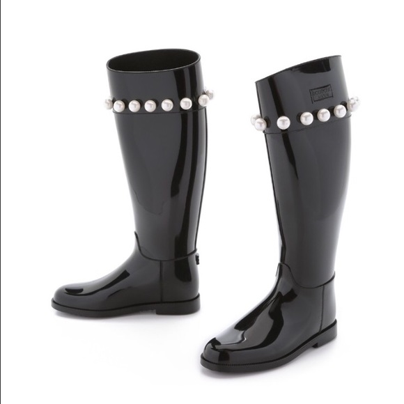 ❌SOLD‼️ Moschino Rain Boots brand new in box!