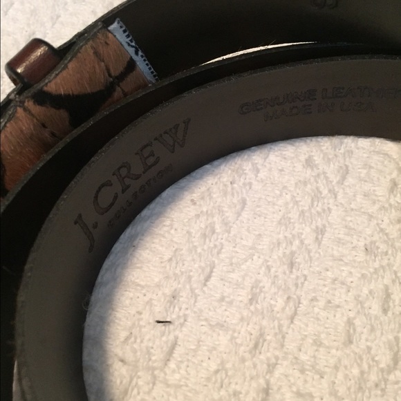 J.Crew hair calf leopard print belt - Picture 2 of 4
