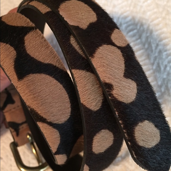 J.Crew hair calf leopard print belt - Picture 3 of 4