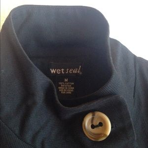 Black cropped jacket