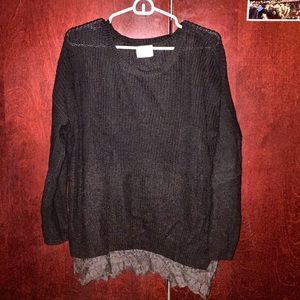 Urban Outfitters, Pins and Needles Black Sweater