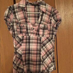 Heart soul button half button down