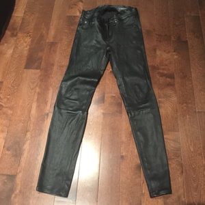 Leather pants