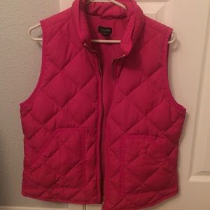 J crew pink vest