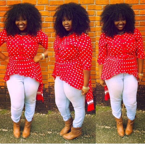 Polka Dot high Lo Top