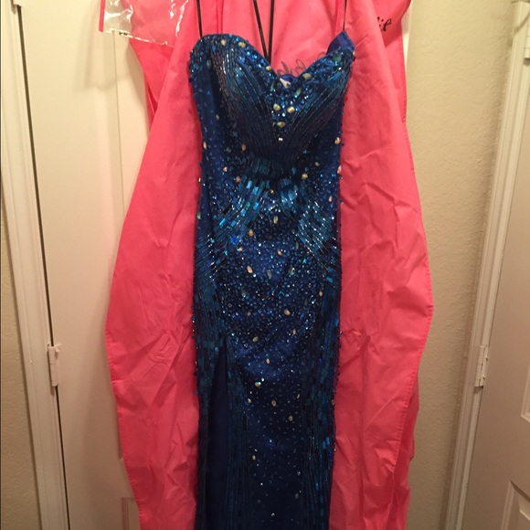 Prom dress size zero! Only worn once - Picture 1 of 4