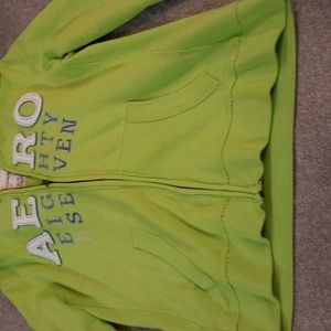 Green aeropostale hoodie