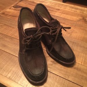 Frye Caroline Lace-up Wedge Size 7!!