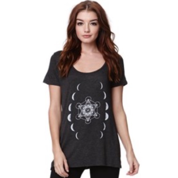 NWOT Moon Graphic Tee