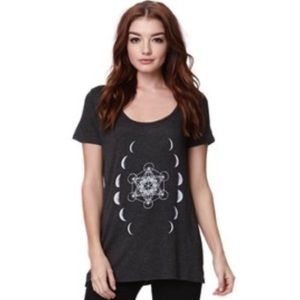 NWOT Moon Graphic Tee