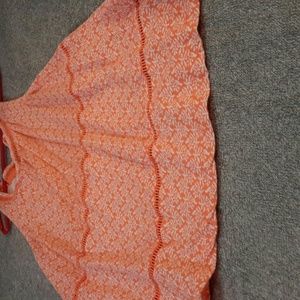 Orange tank top