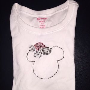 Mickey Santa long sleeve tee (kids)