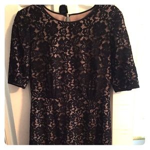 BCBG Blk Lace Romper Sz Sm