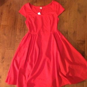 Red Dress XS Old Navy