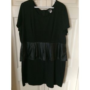 Black Peplum Dress