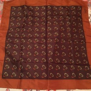 Authentic Vintage Gucci Silk Square Scarf