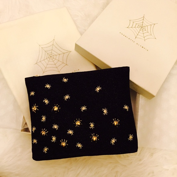 [NEW] Authentic Charlotte Olympia Spider Pouch
