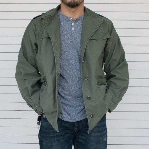 70s vintage standard issue Vietnam era army jacket