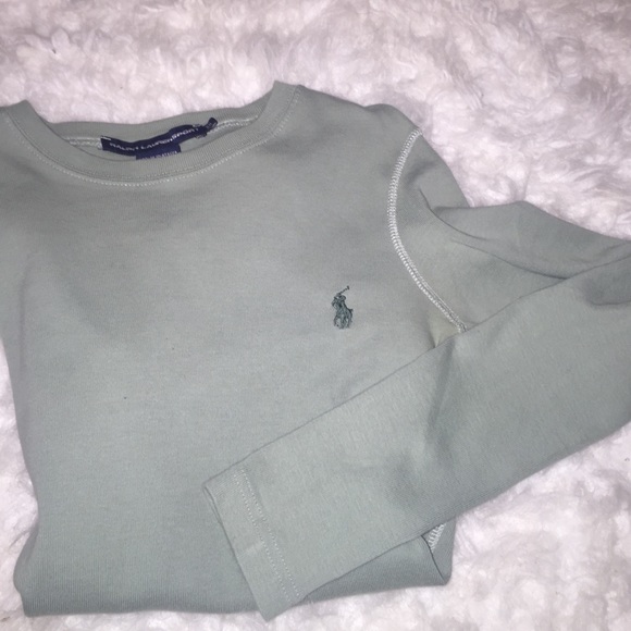 Green long sleeve polo !