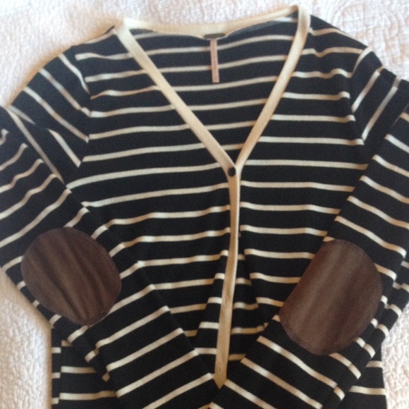 Black and white cardigan