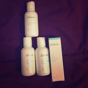 3 Proactive toners and a mask