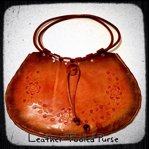 Lucky Brand Handbags - Vintage Leather Tooled Purse