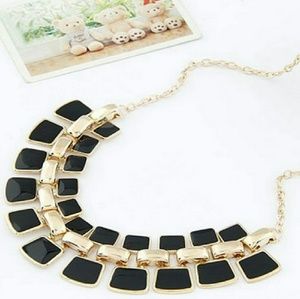 Statement Necklace Black