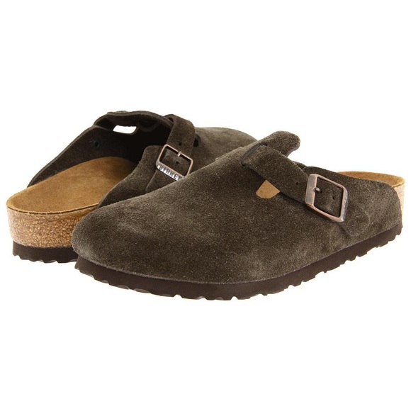 Suede Clogs